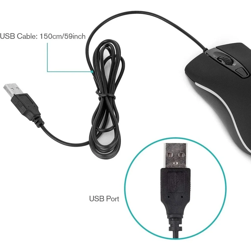 Rii wired mouse